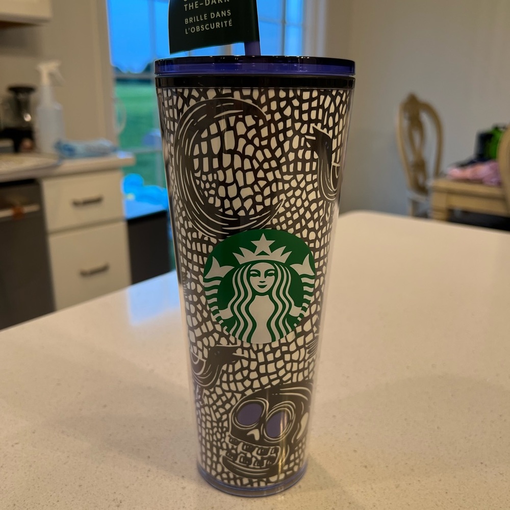Starbucks Halloween 2020 glow in the dark tumbler 24 oz